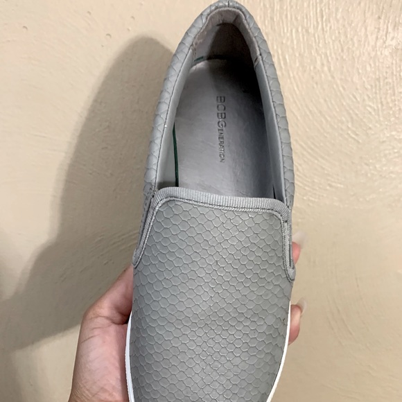Gray BCBG Leather Flats - Picture 3 of 4